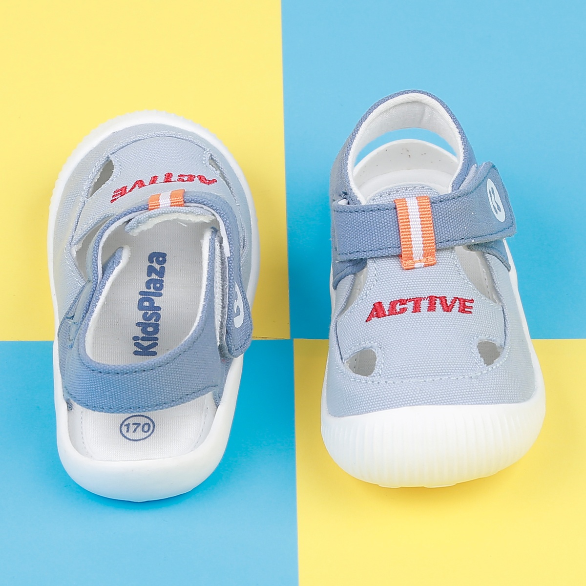 Dép sandal thể thao KidsPlaza 22K-S15 active (Xanh) - góc nghiêng