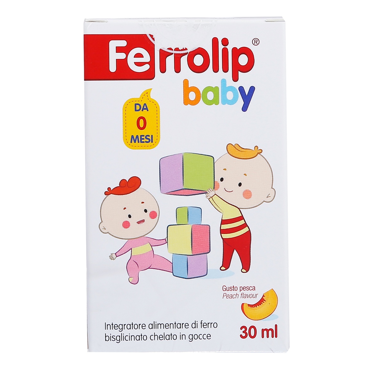 Thực phẩm bảo vệ sức khoẻ Ferrolip baby - mặt trái