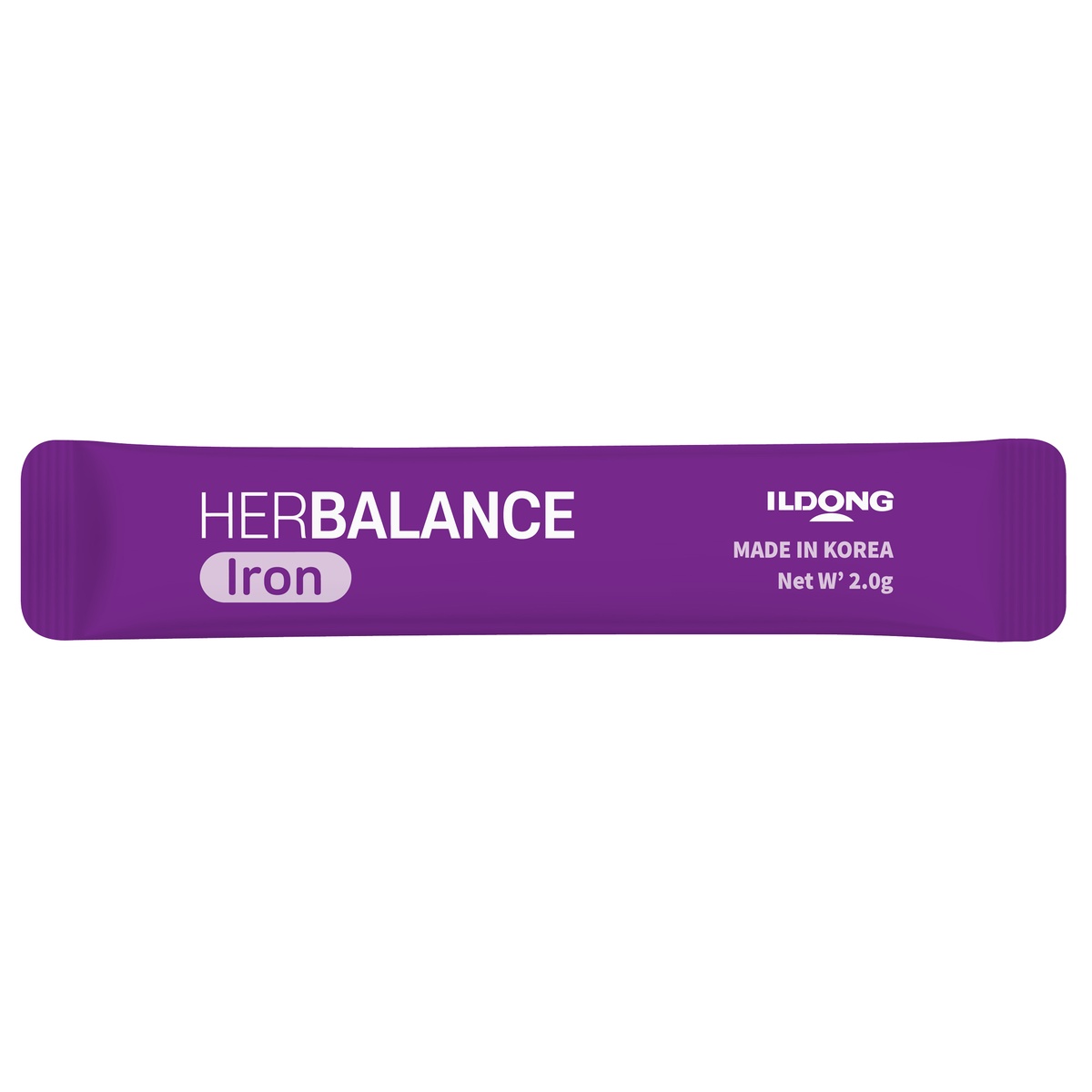 Thực phẩm bảo vệ sức khỏe HerBalance Iron 2g*20 gói - mặt sau