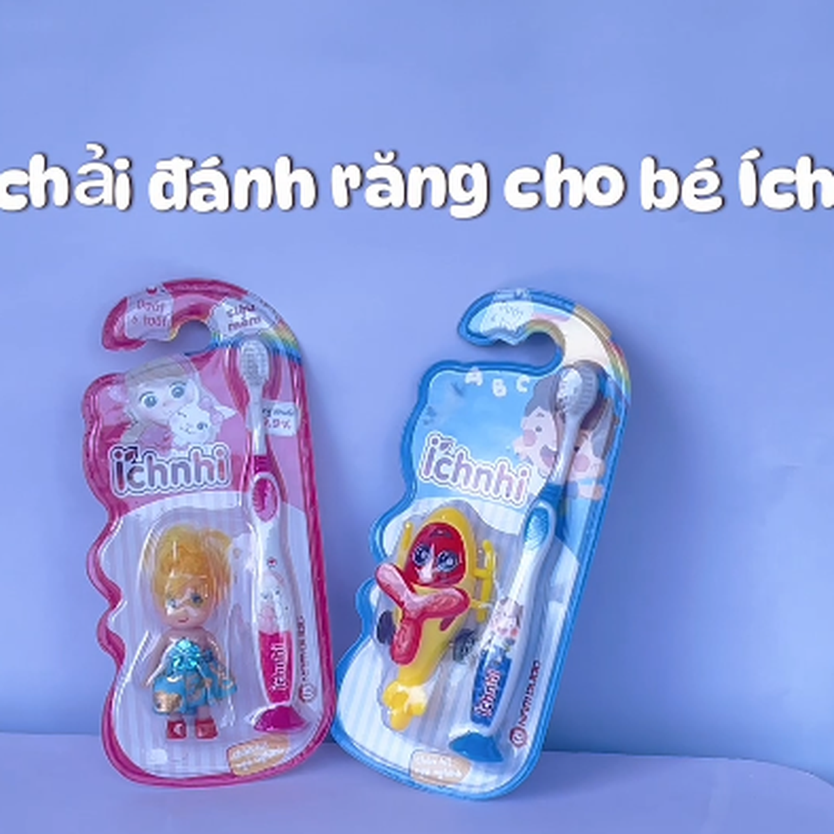 Bàn chải đánh răng cho bé Ích Nhi (Màu ngẫu nhiên) - video
