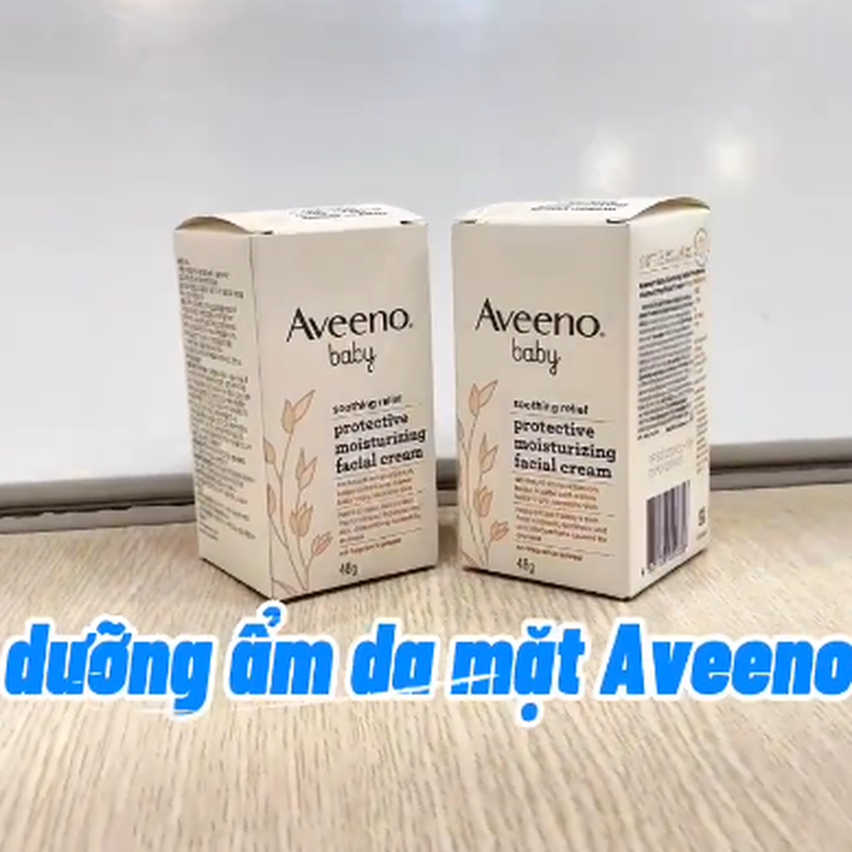 Kem dưỡng ẩm da mặt Aveeno 48g - video