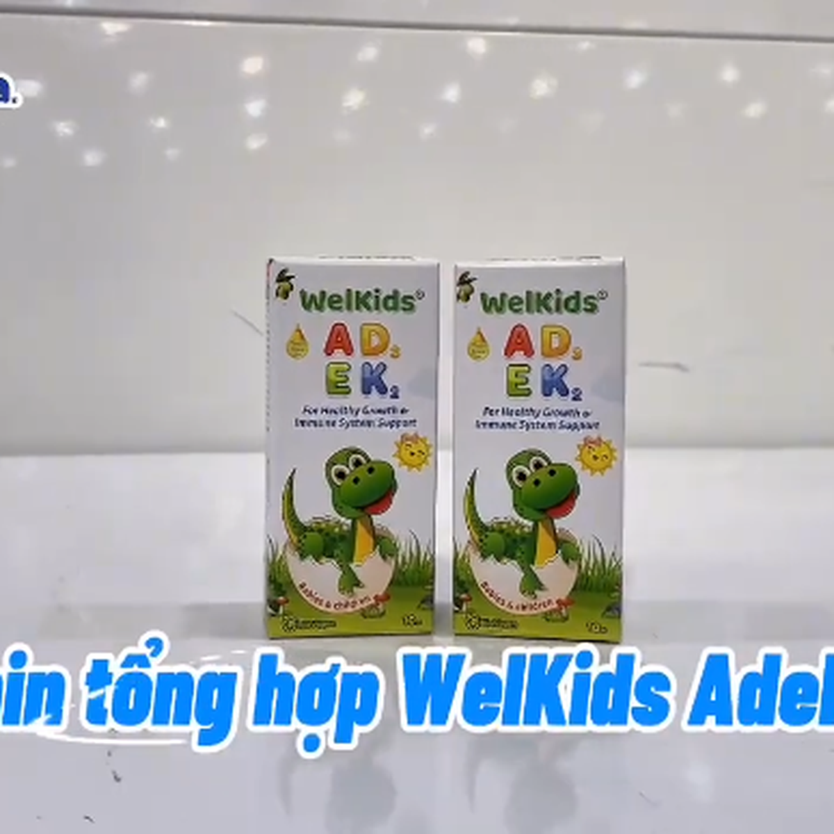 Thực phẩm bảo về sức khỏe WelKids Adek 10ml - video