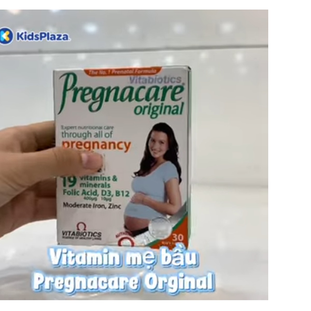 Thực phẩm bảo vệ sức khỏe Pregnacare Orginal - Hộp 30 viên - video