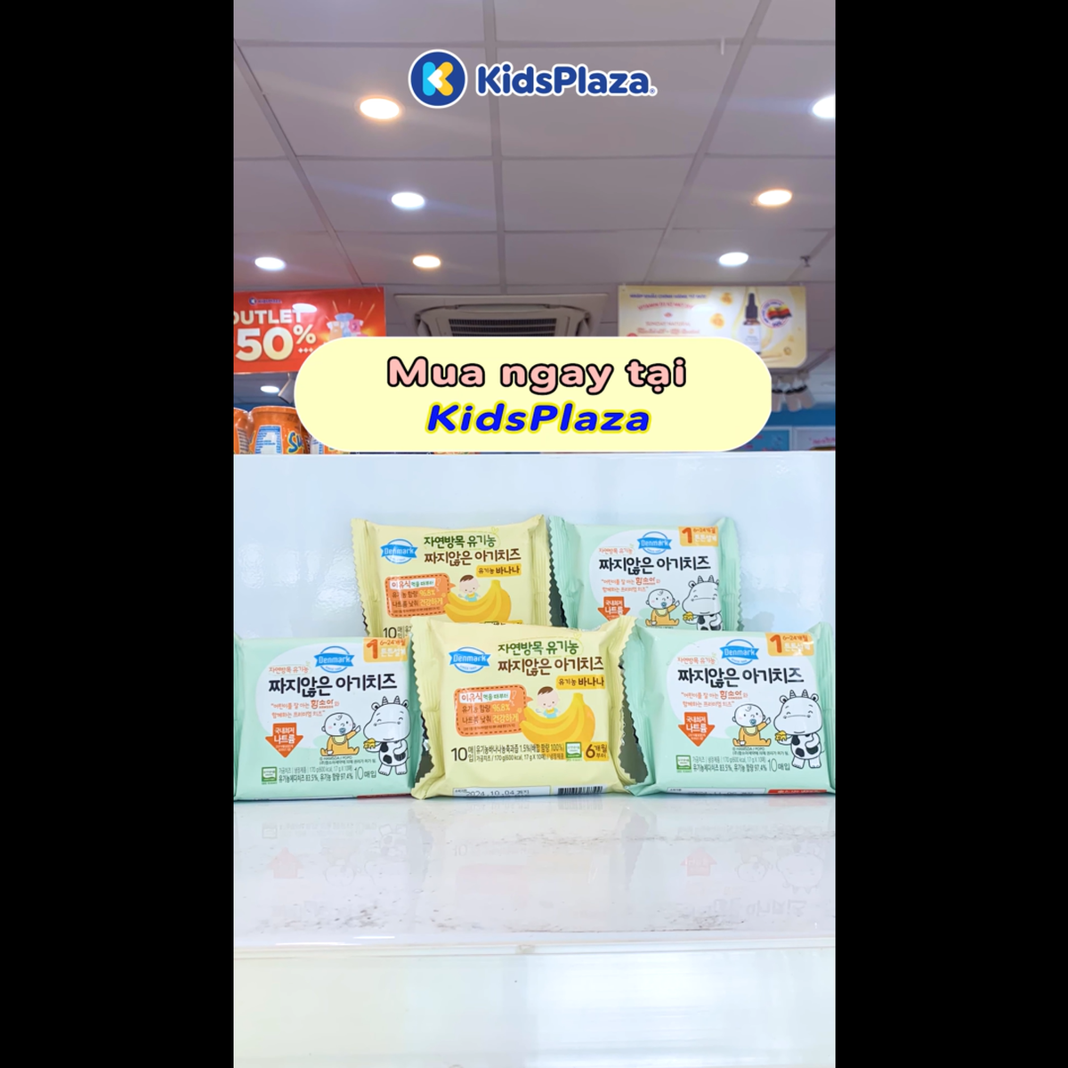 Phô mai hữu cơ tách muối vị chuối 6M+ - video