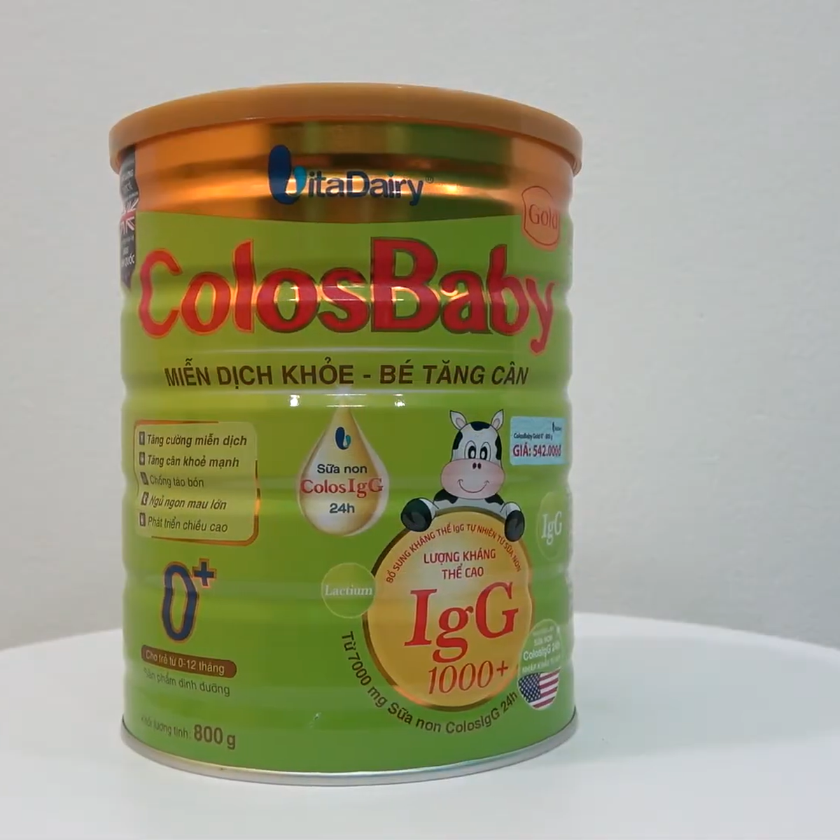 Sữa bột Colosbaby Gold 0+ 800g tăng cường hệ miễn dịch (0-1 tuổi) - video