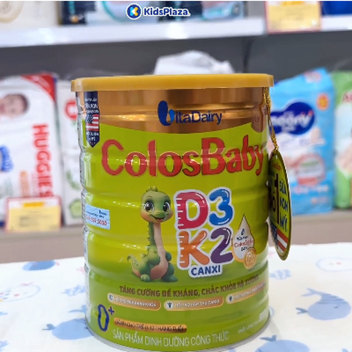Sữa Colosbaby Gold D3K2 1+ (cho bé từ 1 tuổi) 800g - video