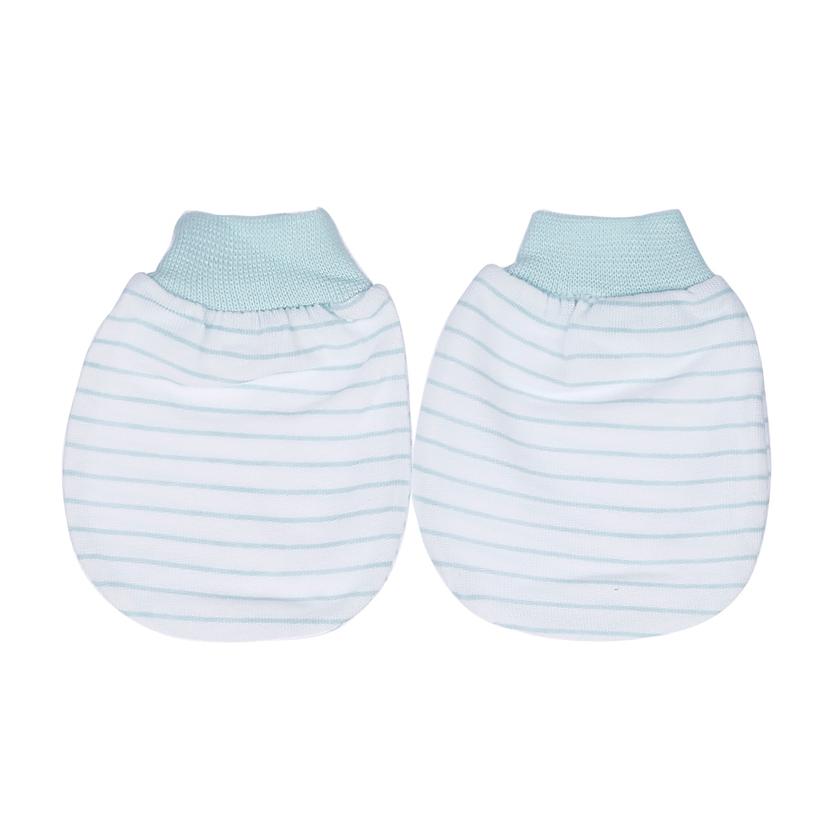 Set 2 bao tay sơ sinh KidsPlaza BA21 (Xanh Ngọc) - mặt trái