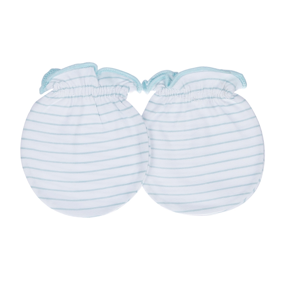 Set  2 bao tay sơ sinh thun KidsPlaza BA21 (Xanh Ngọc) - mặt trái