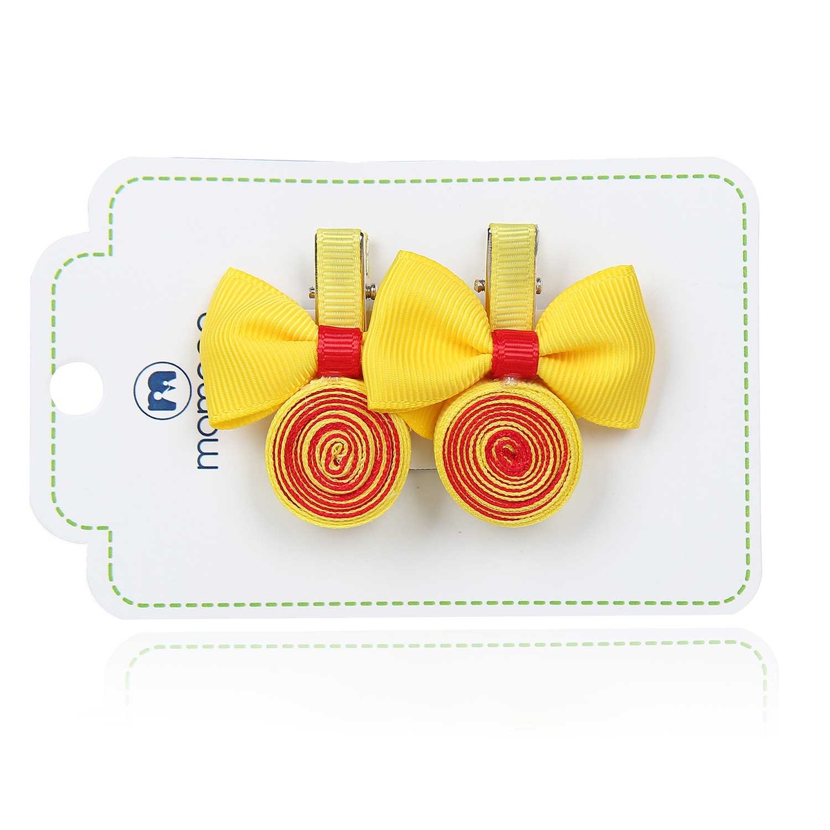 Set 2 kẹp tóc mái Mamago tune - mặt trái