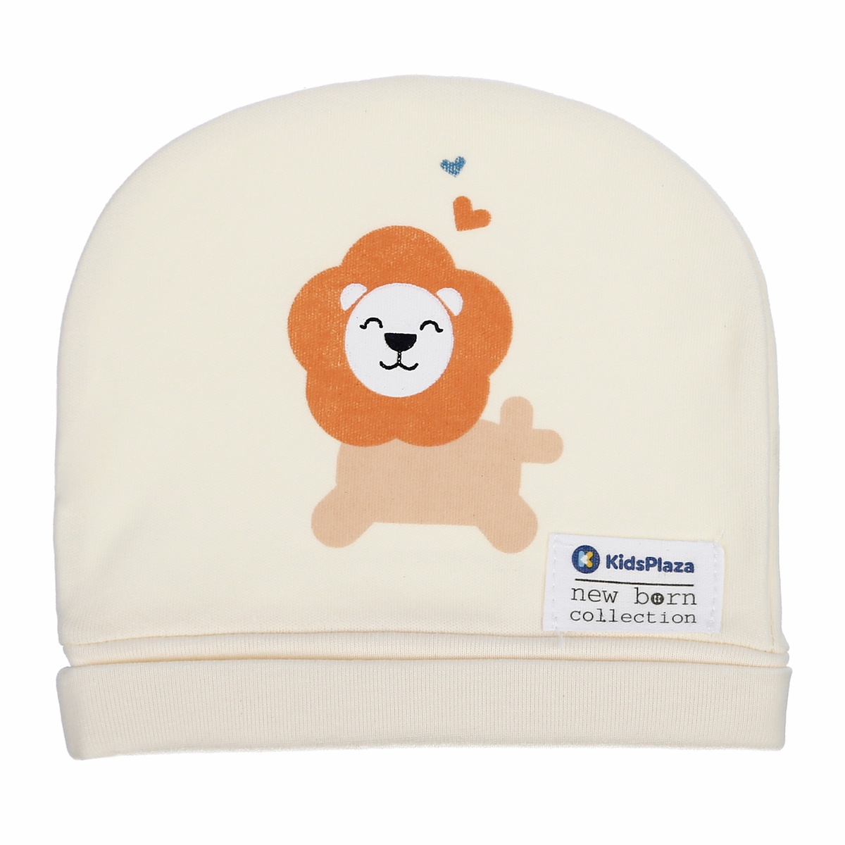 Set 2 mũ sơ sinh cotton KidsPlaza BA21 (Vàng) - mặt phải