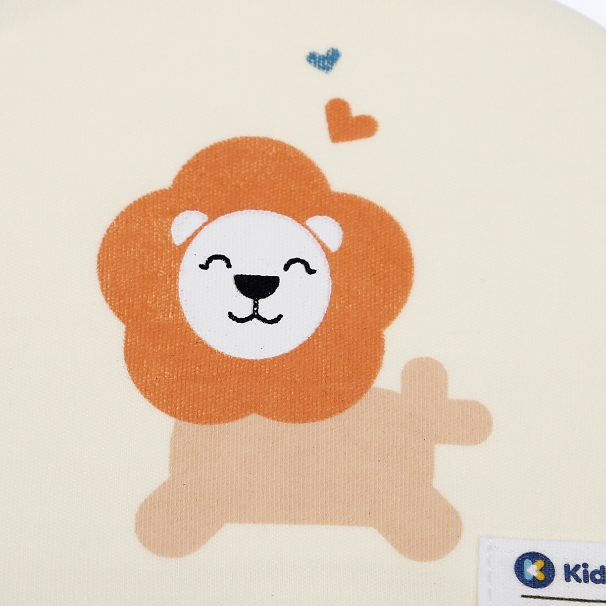 Set 2 mũ sơ sinh cotton KidsPlaza BA21 (Vàng) - mặt sau