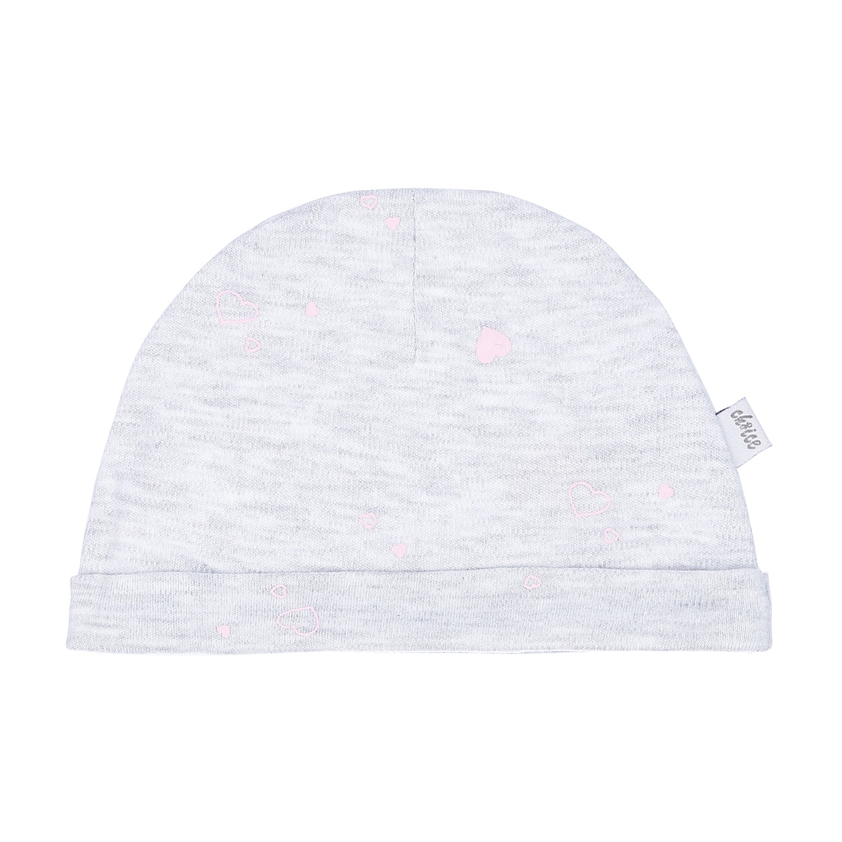 Set 2 mũ sơ sinh cotton Mothes Choice - Thỏ hồng - mặt phải