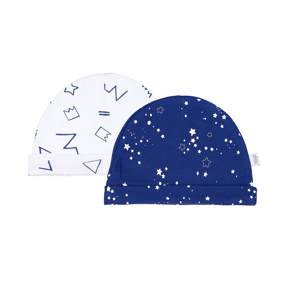 Set 2 mũ sơ sinh cotton Mothes Choice - galaxy