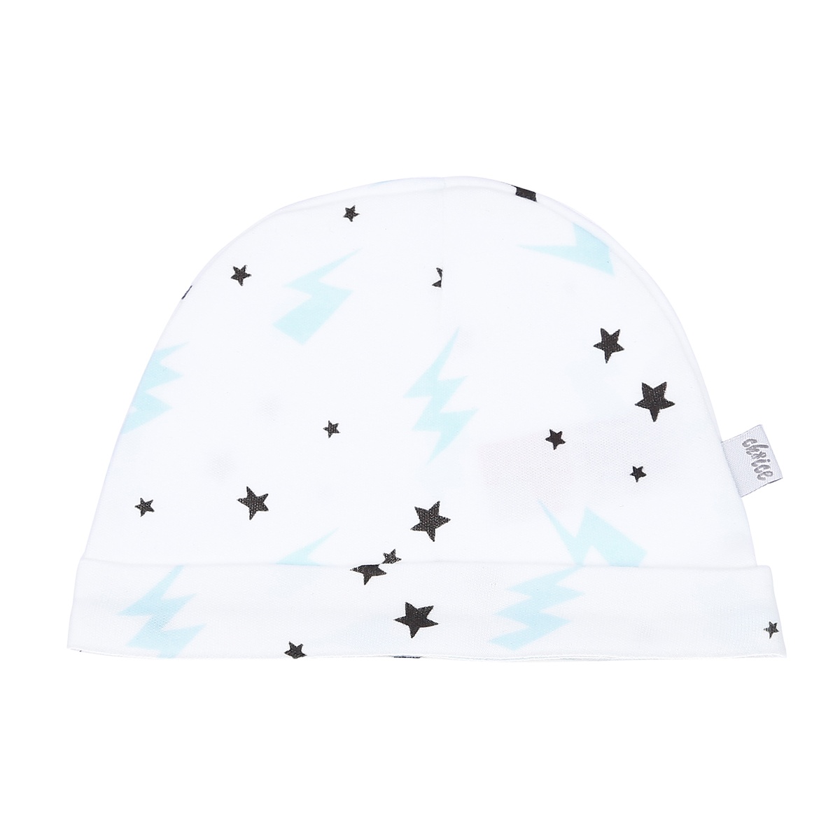 Set 2 mũ sơ sinh cotton Mothes Choice - Tia Chớp - mặt phải