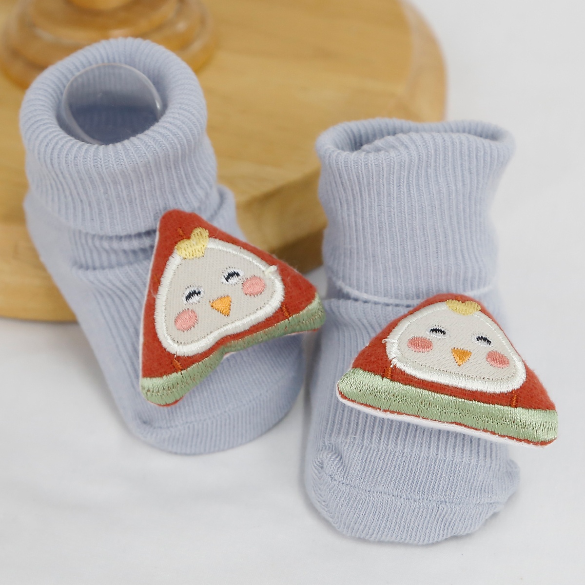 Set 2 tất bé trai in hình dễ thương AC22 - mặt trái
