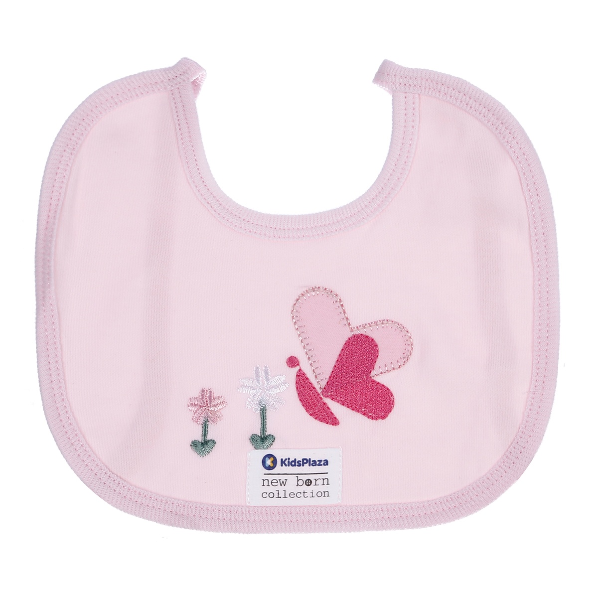 Set 2 yếm buộc dây KidsPlaza BA21 (Hồng) - mặt trái