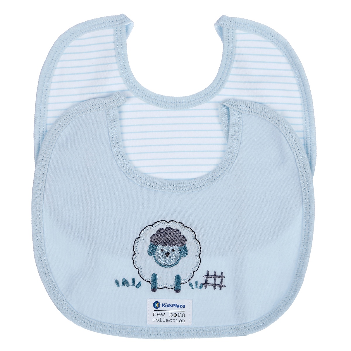 Set 2 yếm buộc dây KidsPlaza BA21 (Xanh Dương)