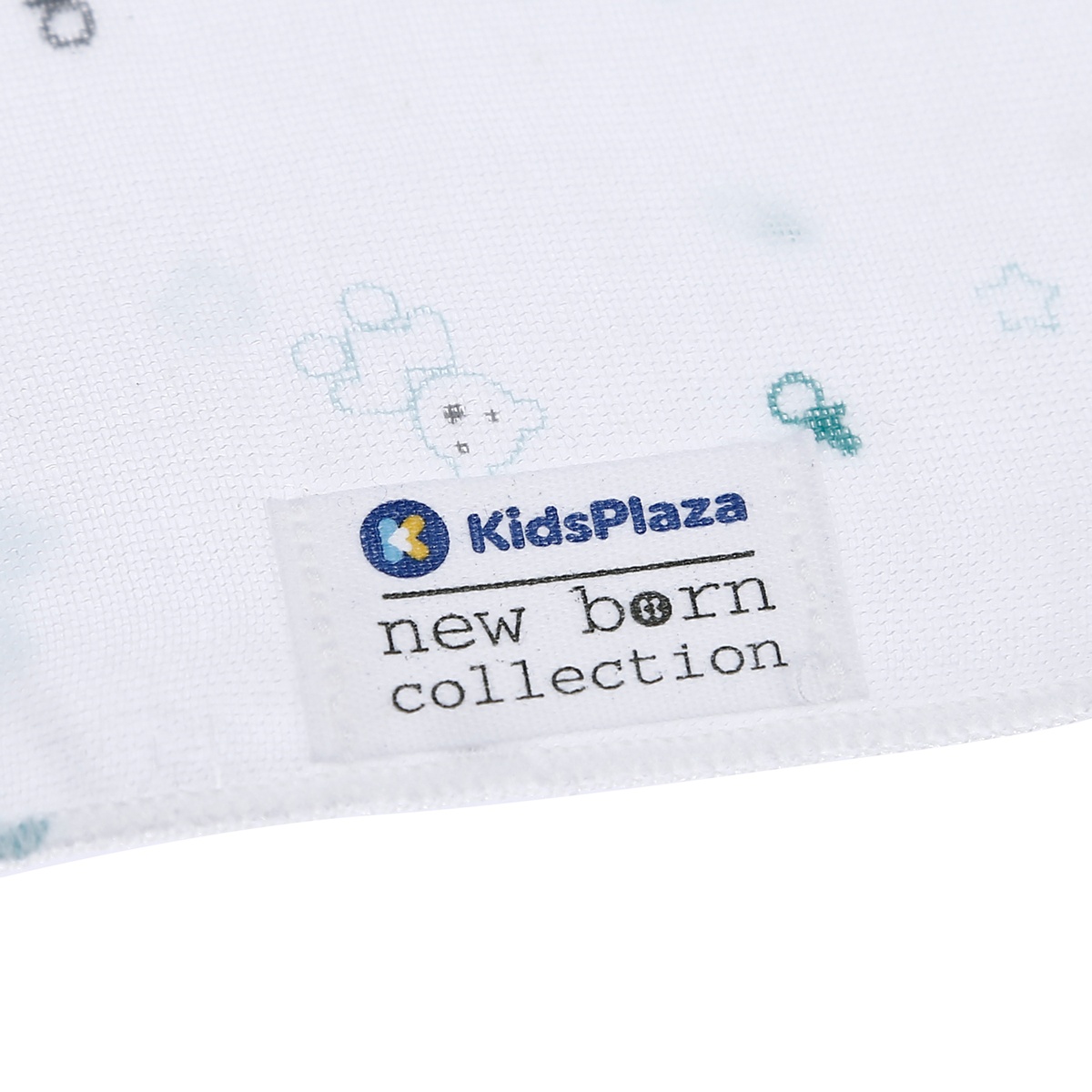 Set 2 yếm sơ sinh KidsPlaza BA21 (Xanh Ngọc) - mặt phải
