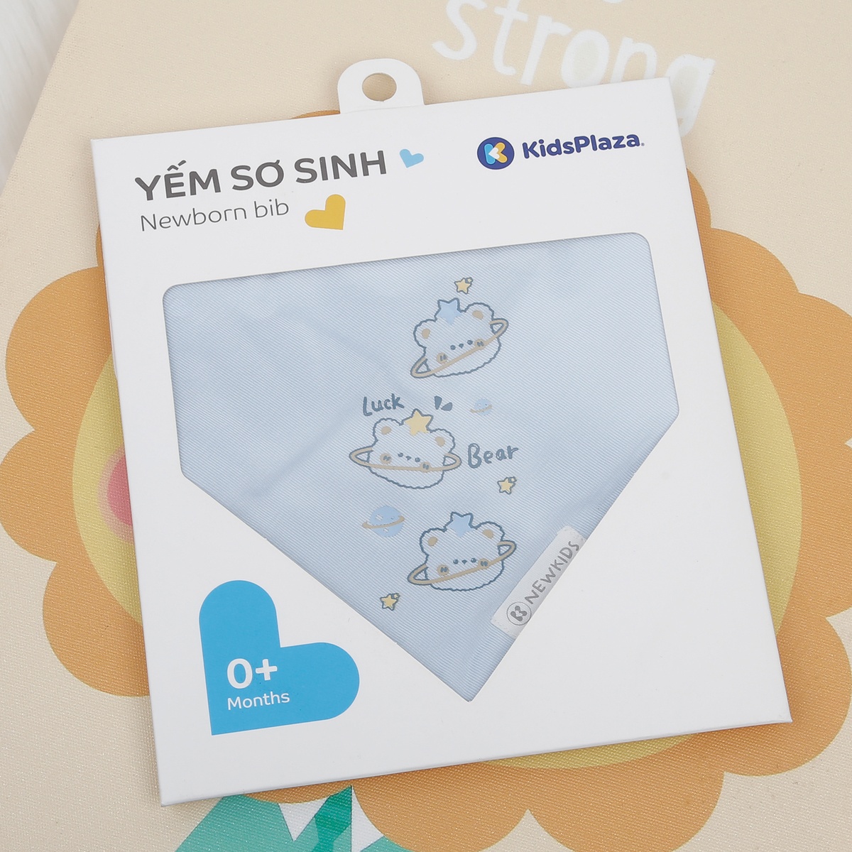 Set 2 yếm tam giác KidsPlaza Otis ND24H (Nhiều màu) - mặt trái