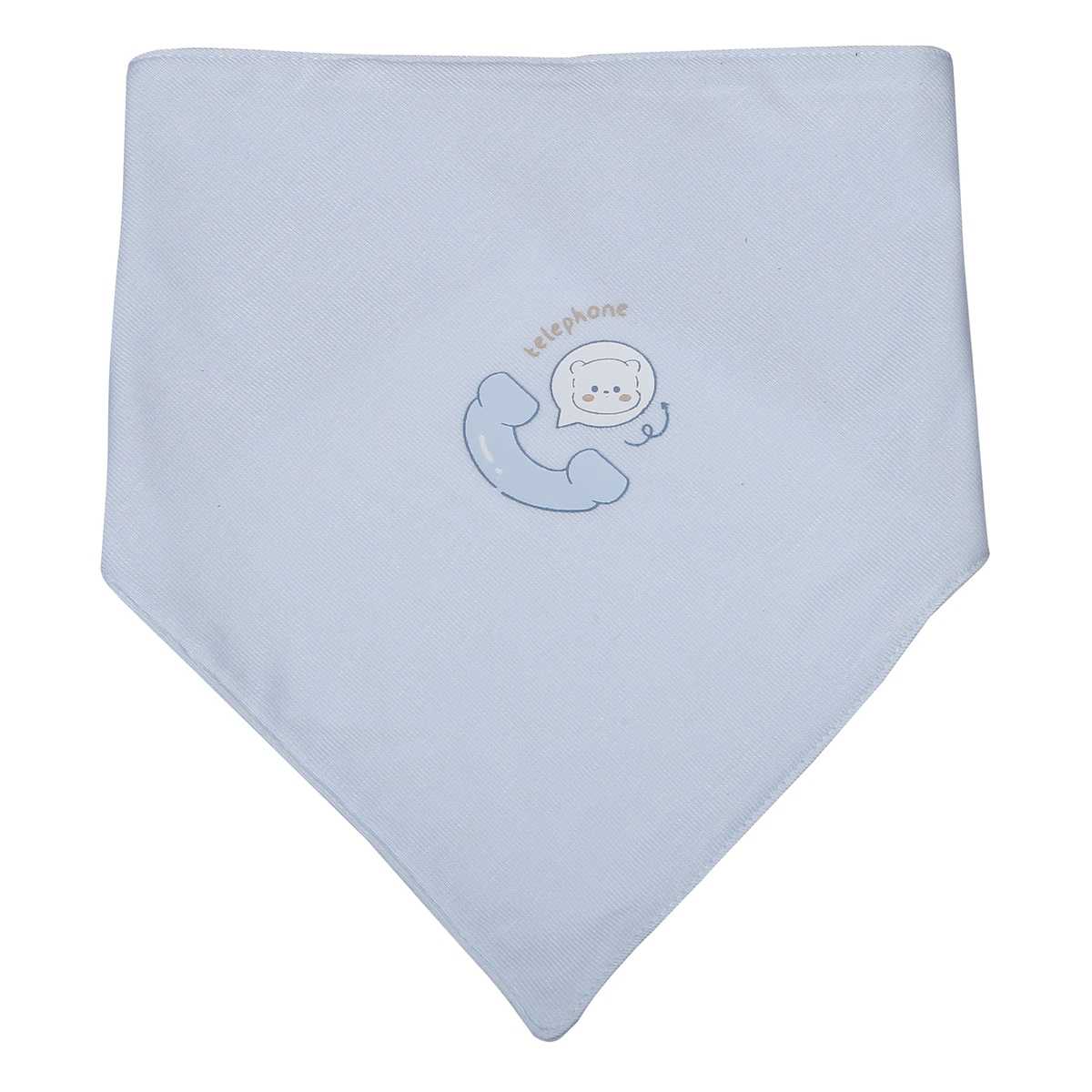 Set 2 yếm tam giác KidsPlaza Otis ND26H (Xanh) - mặt trái