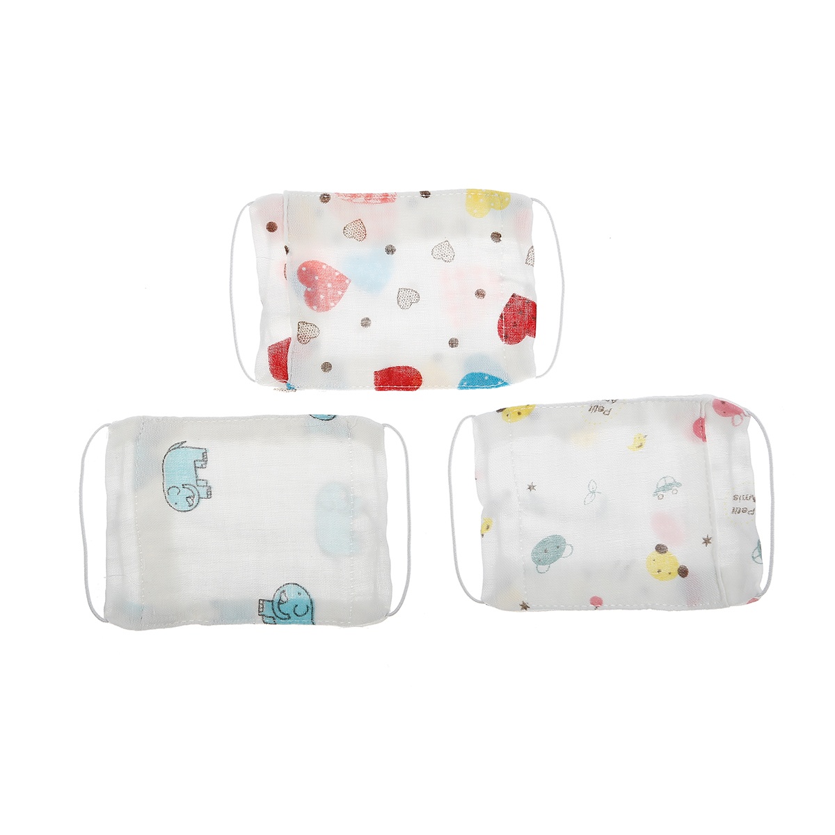 Set 3 khẩu trang xô Kidsplaza  - mặt trái