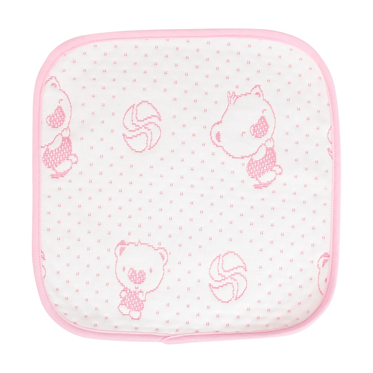 Set 3 tấm lót chống thấm VIETMAT 30x30 (màu hồng)  - mặt trái