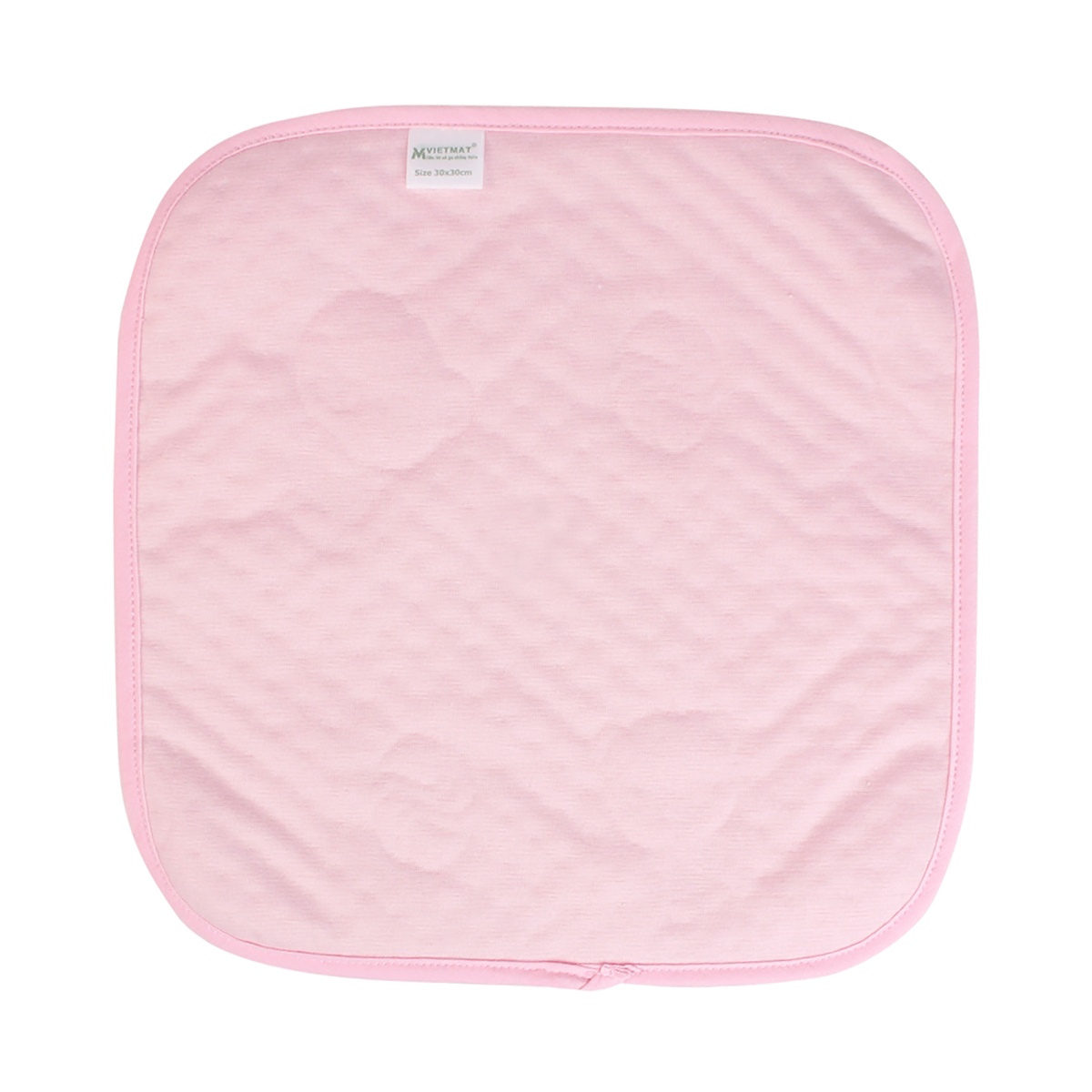Set 3 tấm lót chống thấm VIETMAT 30x30 (màu hồng)  - mặt phải
