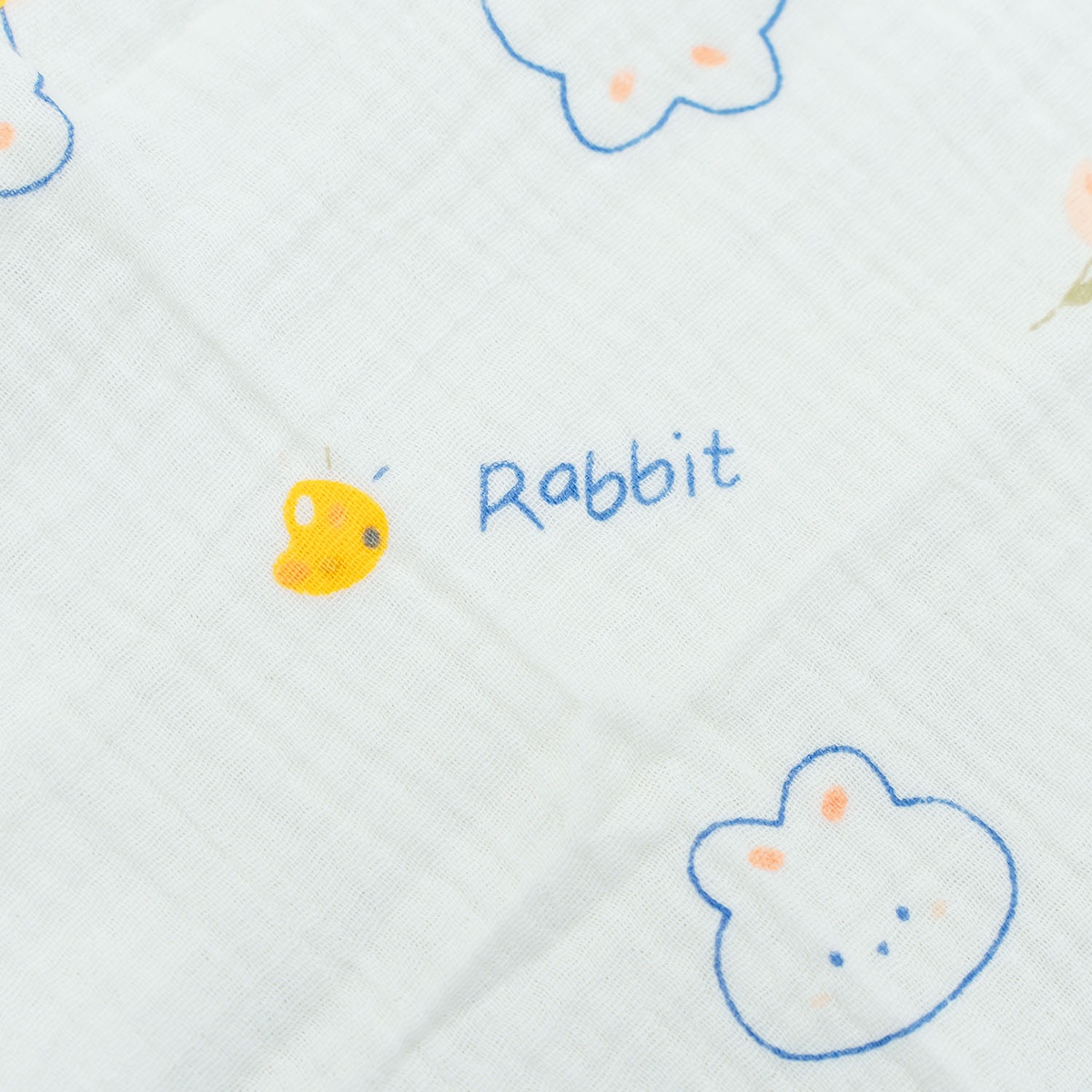 Set 5 khăn sữa Muslin Topkids 2 lớp AC25 (25x25) - mặt phải