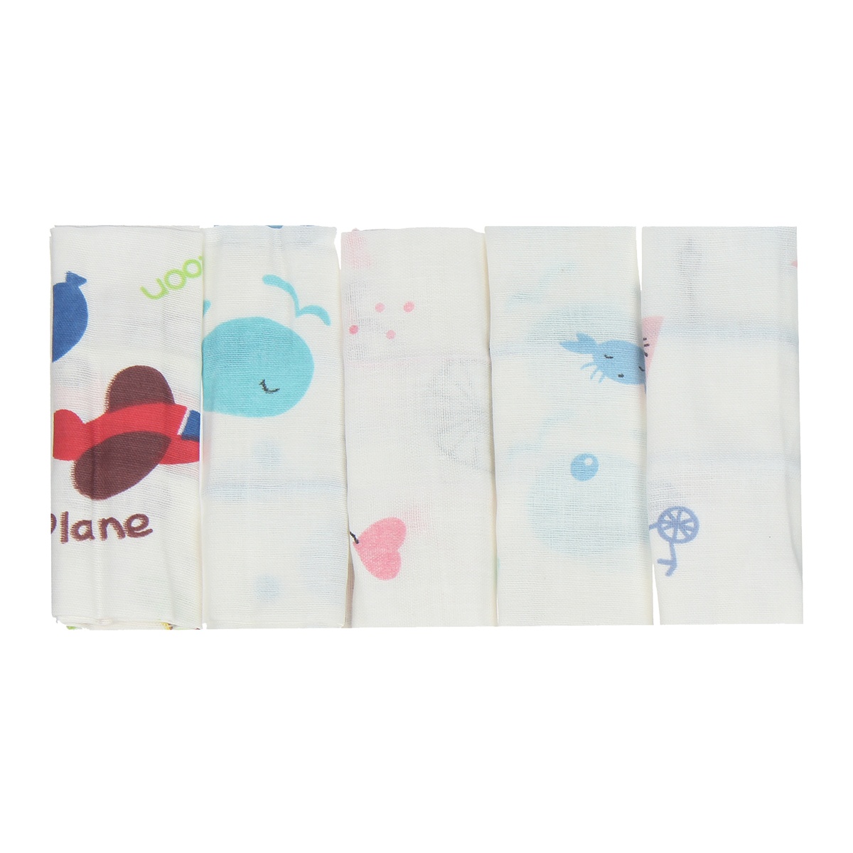 Set 5 khăn xô in hình KidsPlaza TM20 - mặt phải