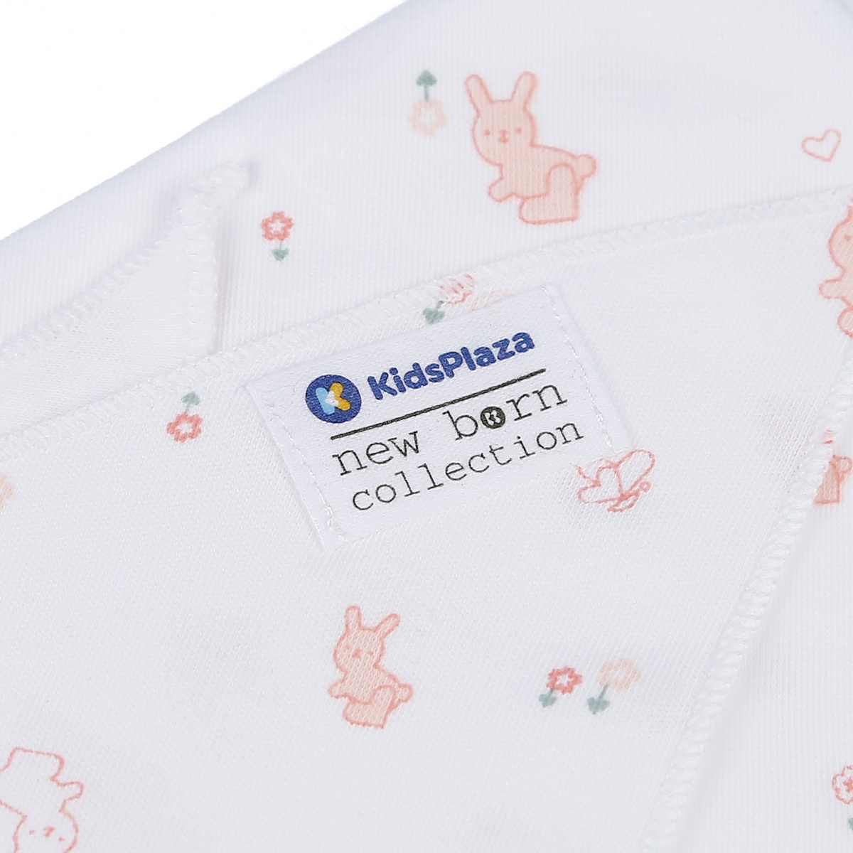 Set 5 tã chéo cotton KidsPlaza BA21 (Hồng) - mặt phải