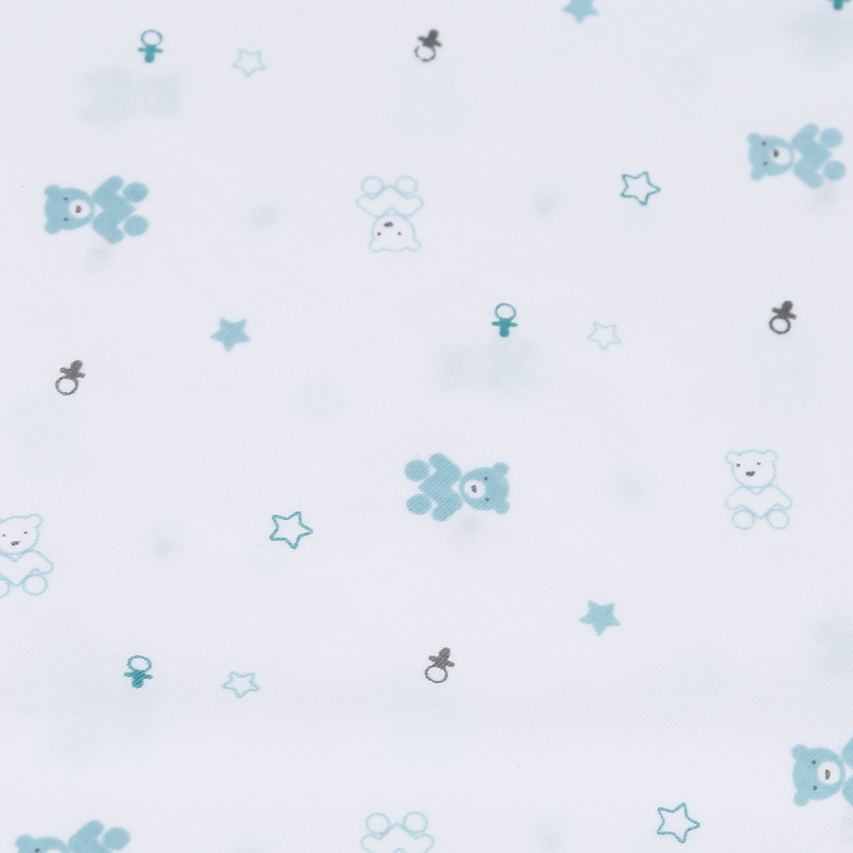 Set 5 tã chéo cotton KidsPlaza BA21 (Xanh ngọc) - mặt phải