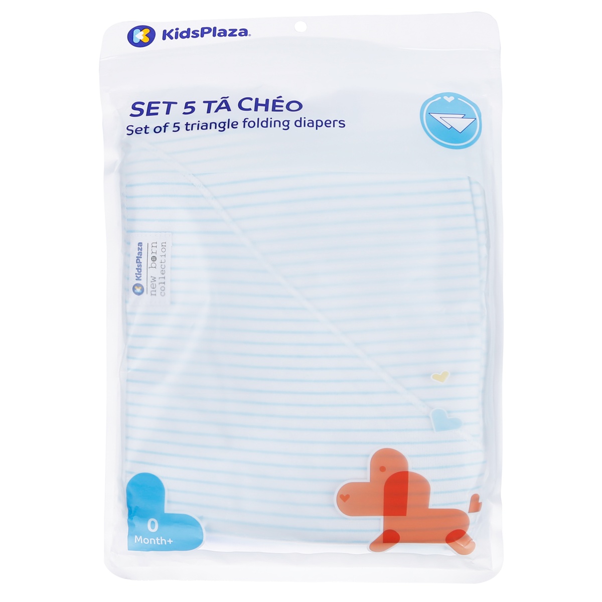 Set 5 tã chéo KidsPlaza BA21 (Xanh Dương)