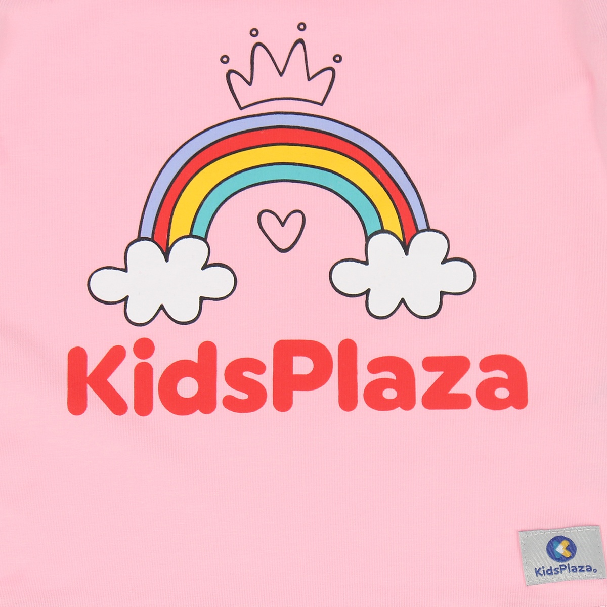 Sét áo và chân váy bé gái KidsPlaza in hình Cầu Vồng LN20T (Hồng) - góc nghiêng