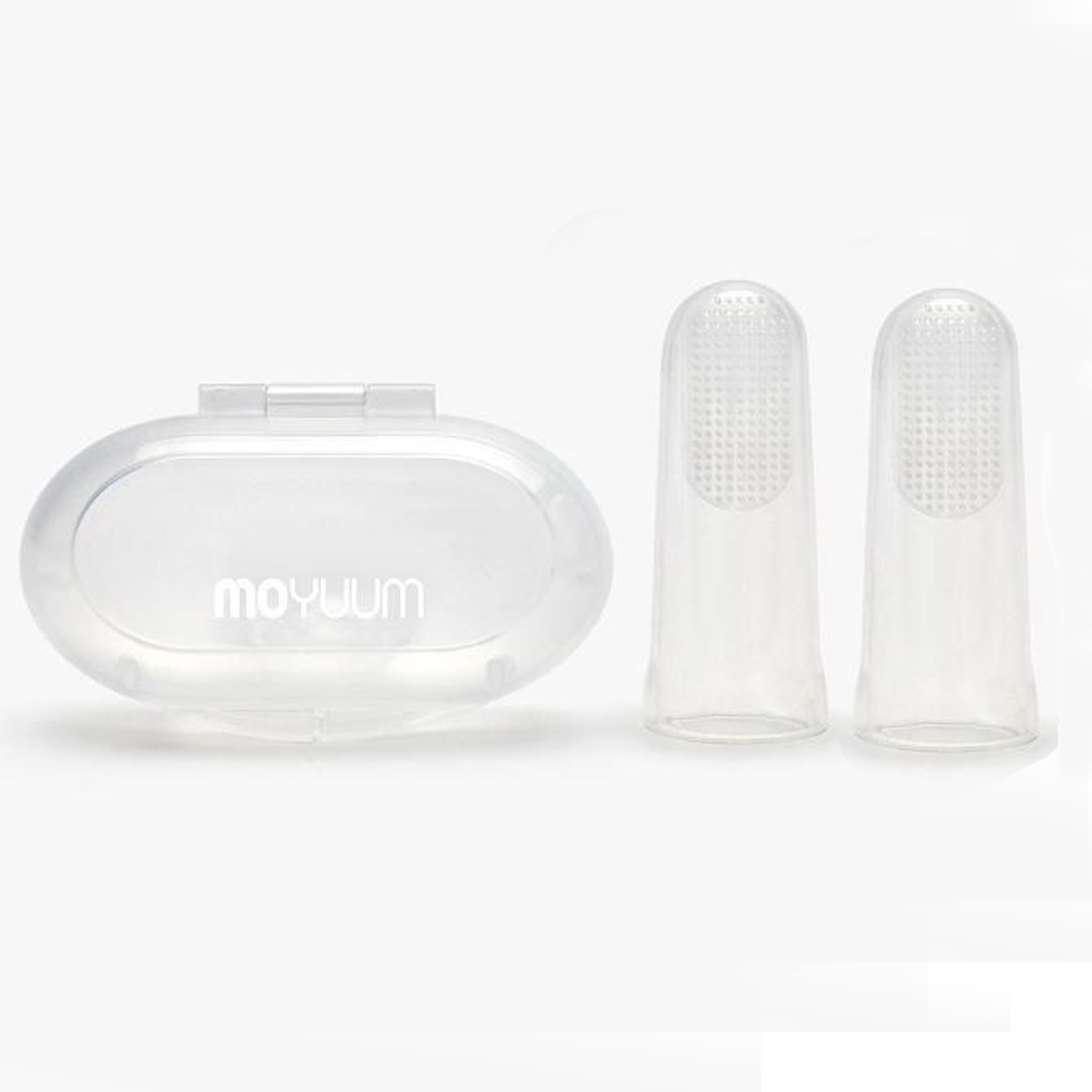 Set bàn chải và rơ lưỡi silicone Moyuum  - mặt trái