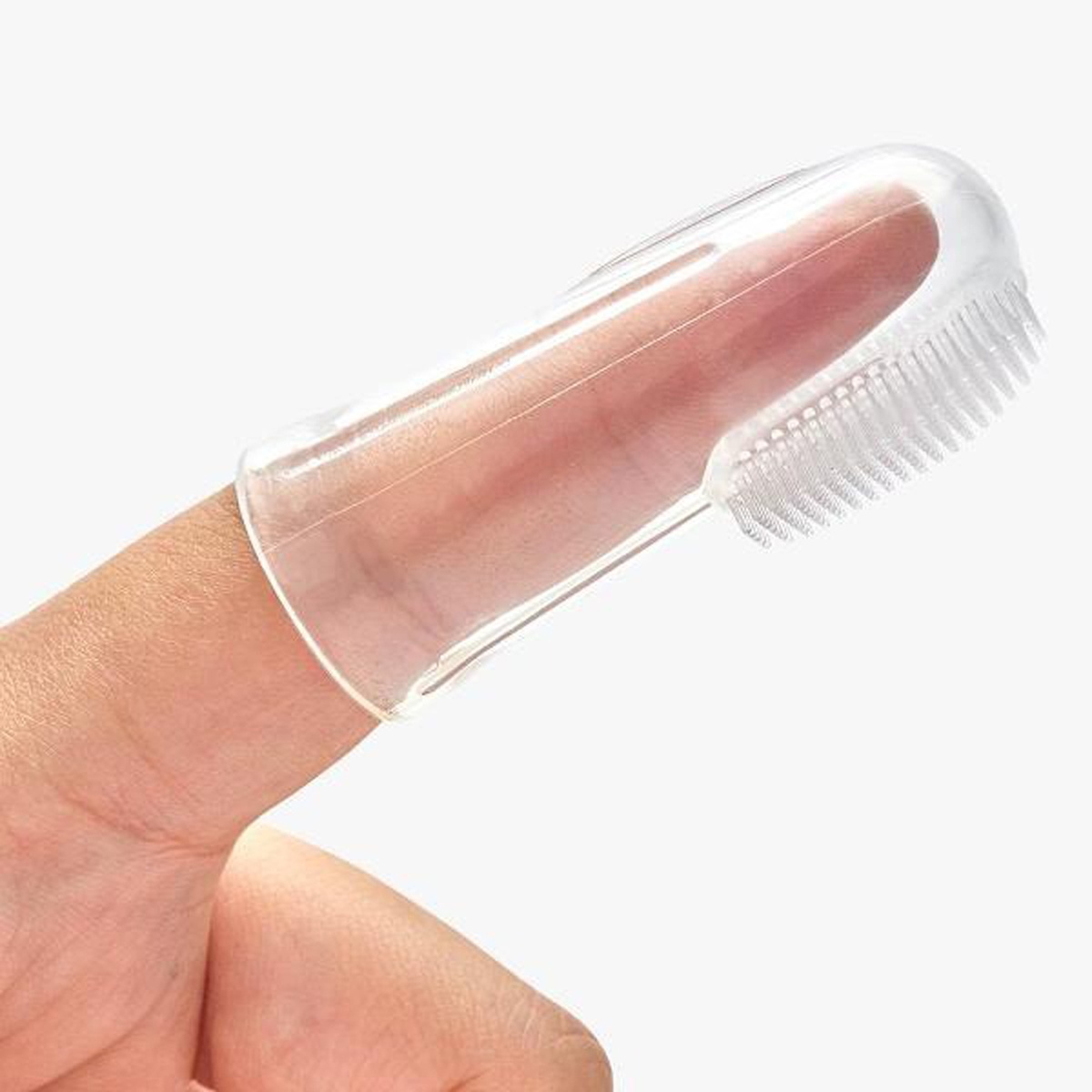 Set bàn chải và rơ lưỡi silicone Moyuum  - mặt sau