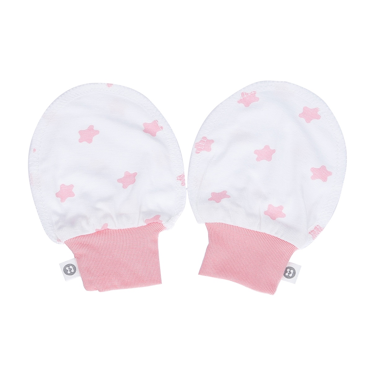 Set bao chân bao tay Otis cho bé gái in hình Ngôi Sao KidsPlaza ND21H (Trắng Hồng) - mặt trái