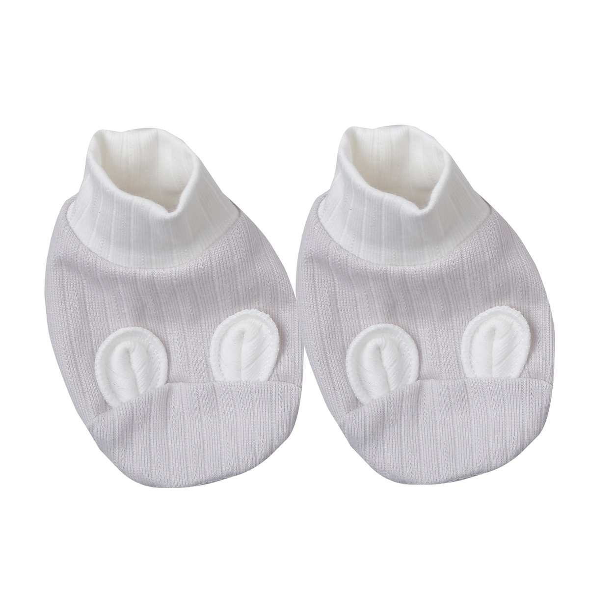 Set bao tay chân KidsPlaza kẻ tăm ND25T (Ghi) - mặt phải