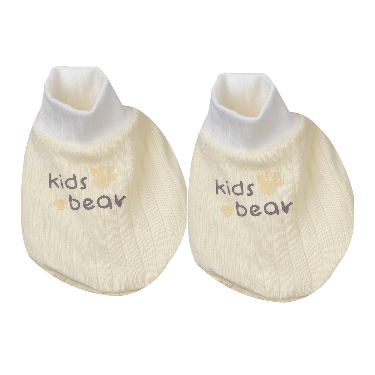 Set bao tay chân KidsPlaza kẻ tăm ND25T (Vàng) - mặt phải