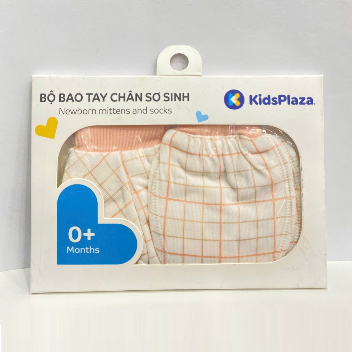 Set bao tay chân KidsPlaza Otis ND24T (Hồng cam) - mặt trái