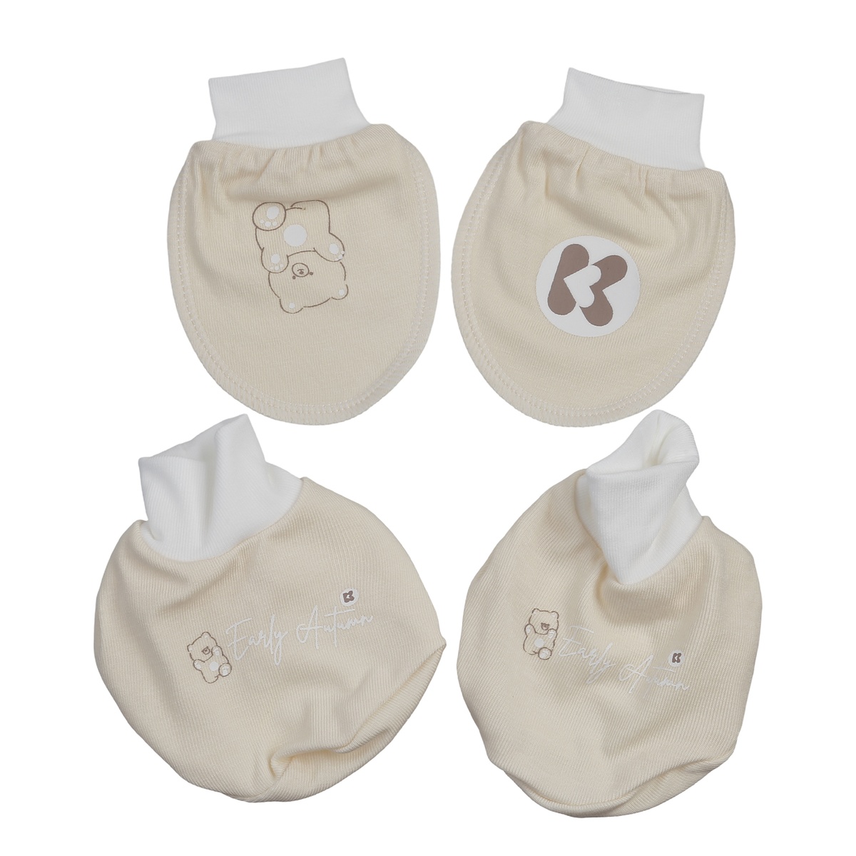 Set bao tay chân KidsPlaza Otis ND25T (Be) - mặt phải