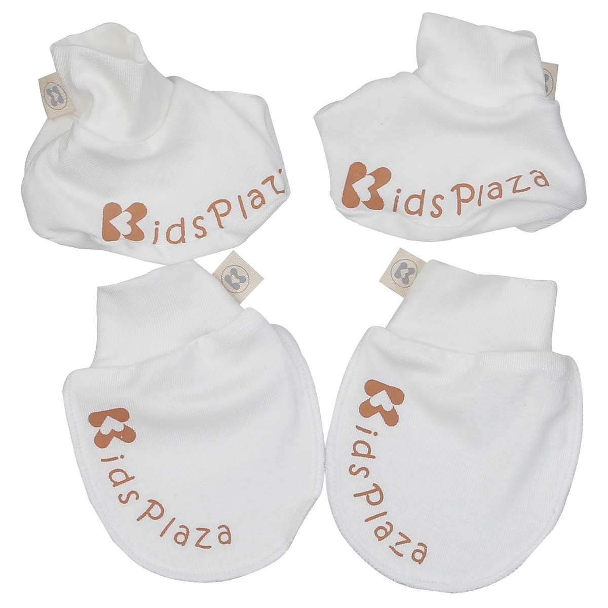 Set bao tay chân KidsPlaza TM24 (Trắng) - mặt trái