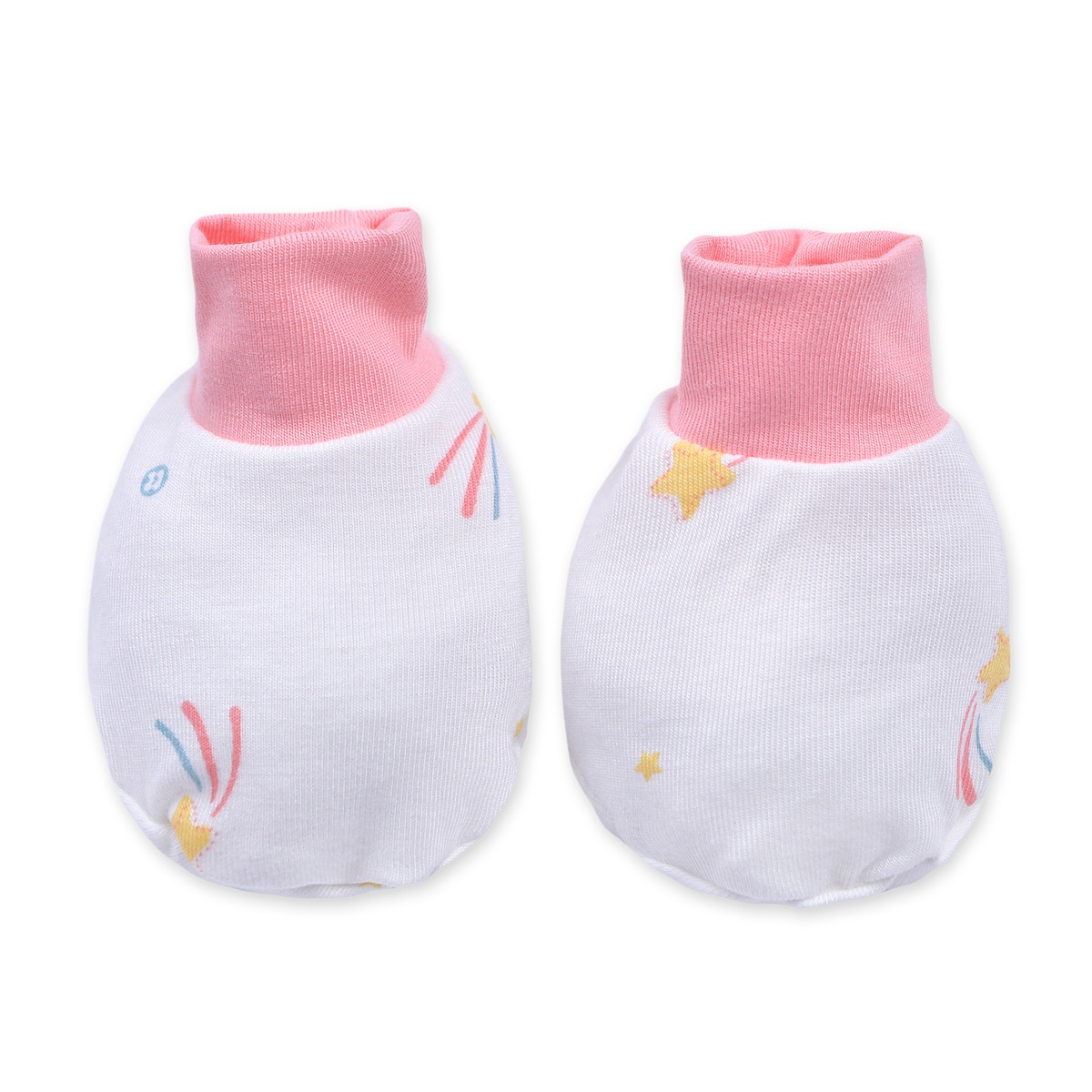 Set bao tay chân Otis bé gái KidsPlaza ND22H Trắng Hồng  - mặt phải