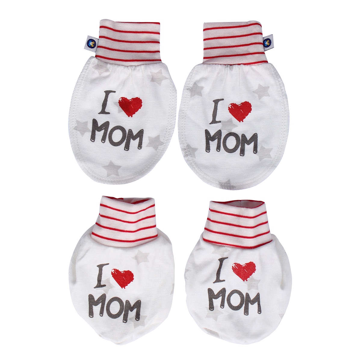 Set bao tay chân Otis in sao KidsPlaza ND21H (Trắng) - mặt phải