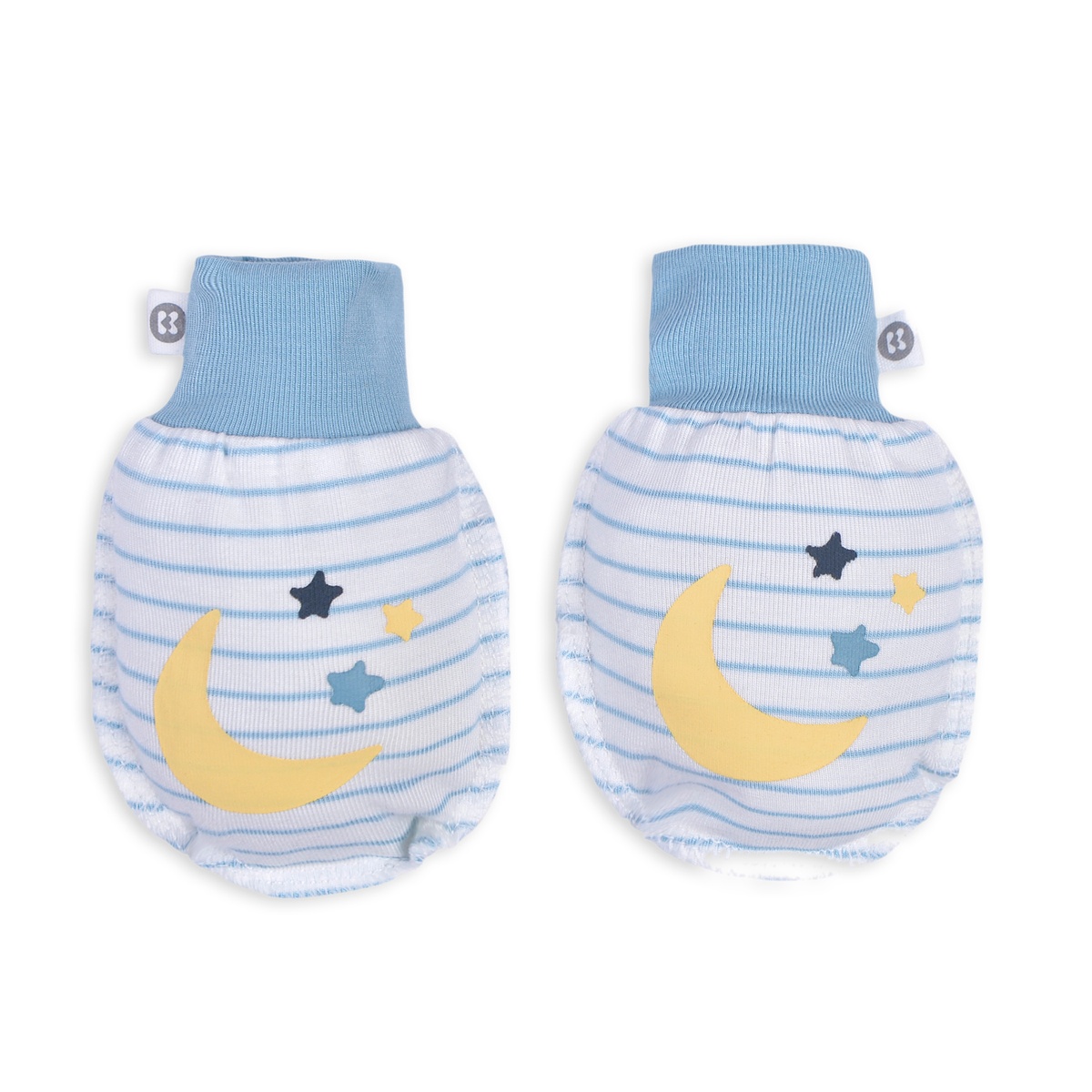 Set bao tay chân Otis kẻ xanh bé trai KidsPlaza ND22H - mặt sau