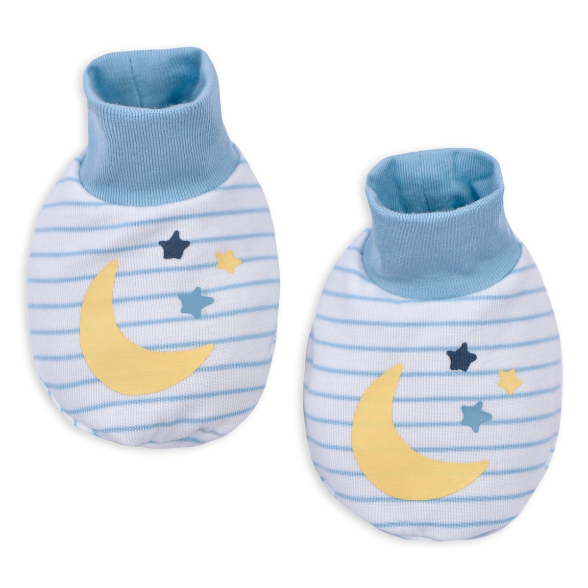 Set bao tay chân Otis kẻ xanh bé trai KidsPlaza ND22H - mặt phải