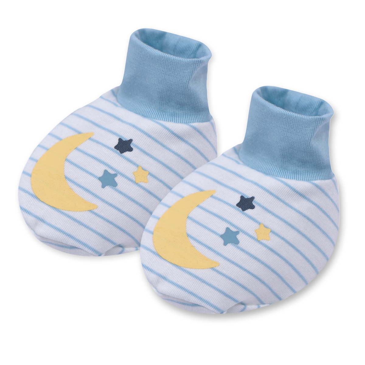 Set bao tay chân Otis kẻ xanh bé trai KidsPlaza ND22H - góc nghiêng