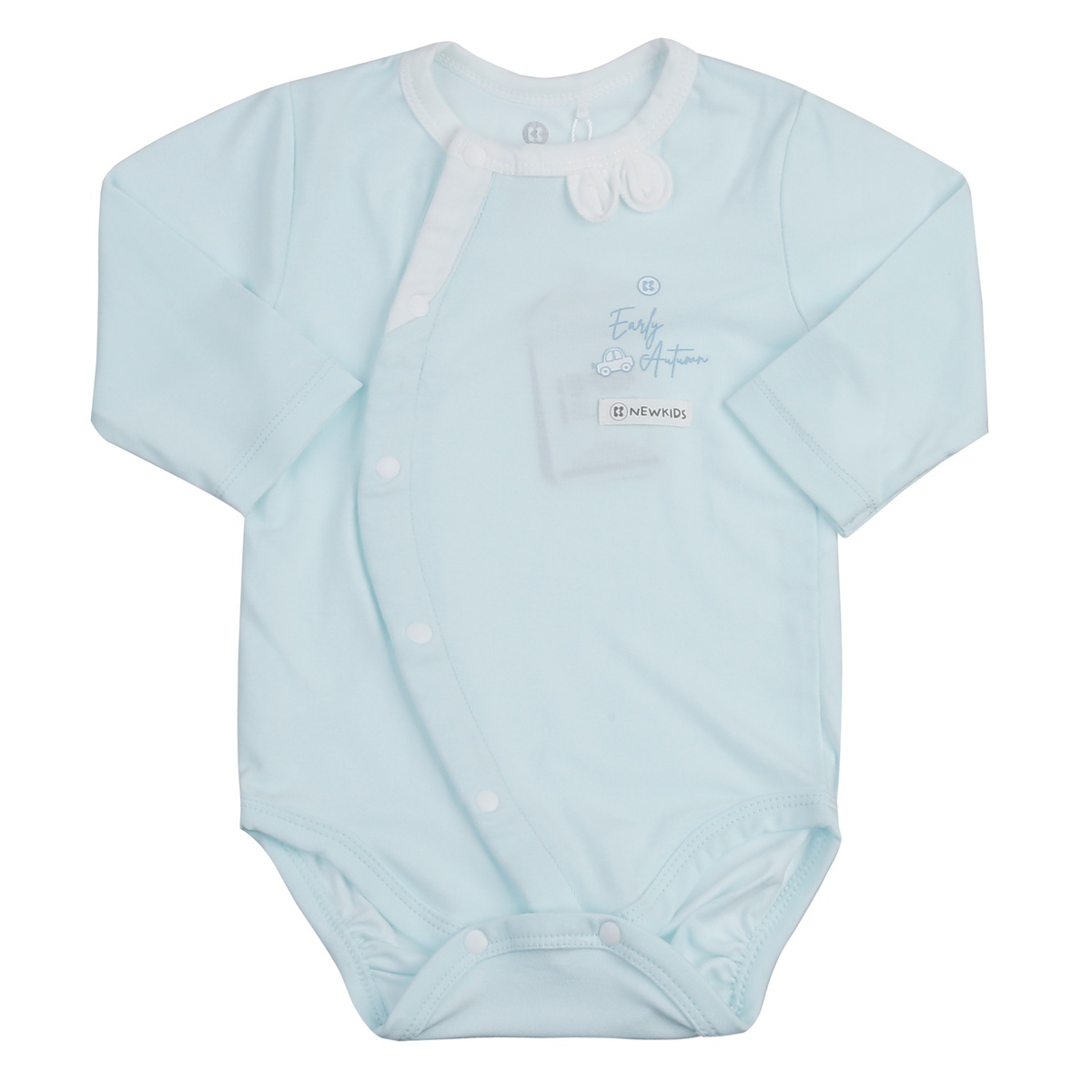 Set body bẹn dài KidsPlaza Otis ND25T (Xanh) 0-3M - mặt trái
