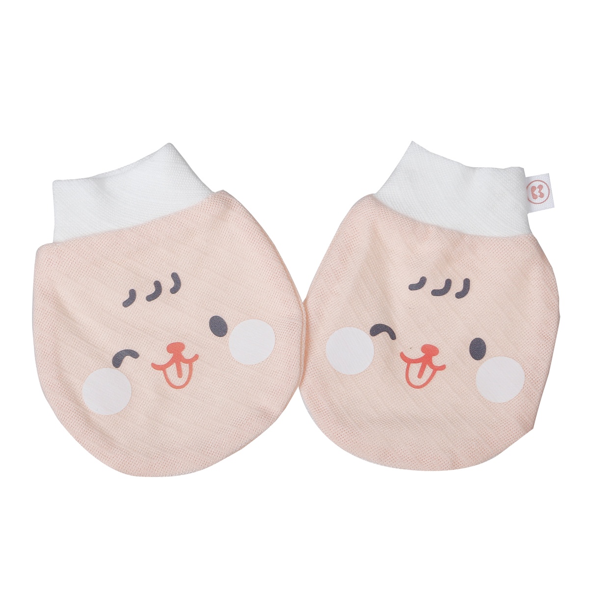 Set bao tay bao chân Kidsplaza HN24T (Trắng hồng) - mặt trái
