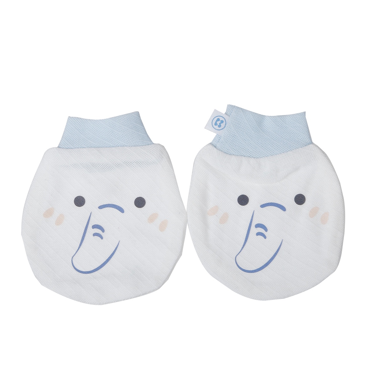 Set bao tay bao chân Kidsplaza HN24T (Trắng xanh) - mặt phải