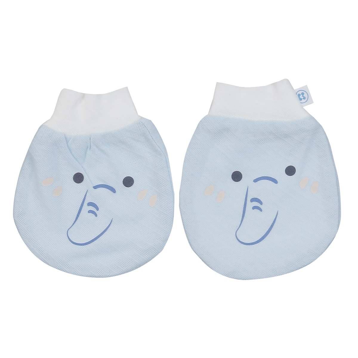 Set bao tay chân sơ sinh Kidsplaza HN24T (Xanh) - mặt phải
